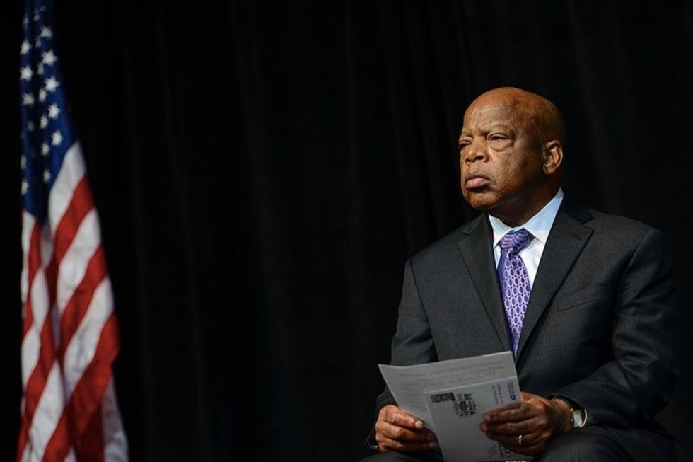 Democrats are staging an incredible anti-gun protest on the House floor.