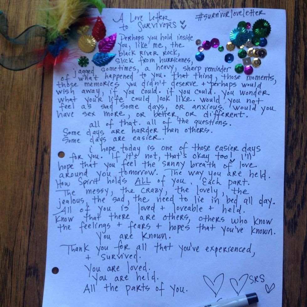 8 Love Letters To Survivors Of Sexual Violence The One From The Dad Made Me Cry Upworthy