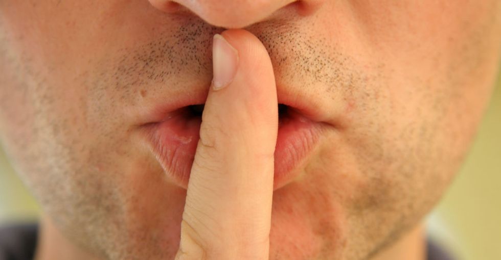When an overconfident dude tells a woman to shush up ... here’s what that really means.