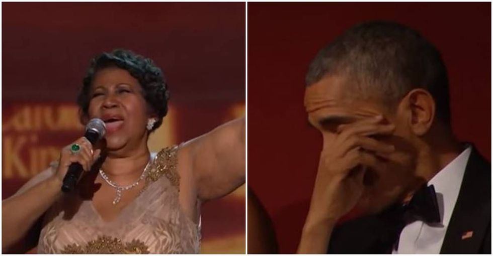 Read the incredibly touching letter Barack Obama wrote for Aretha Franklin.