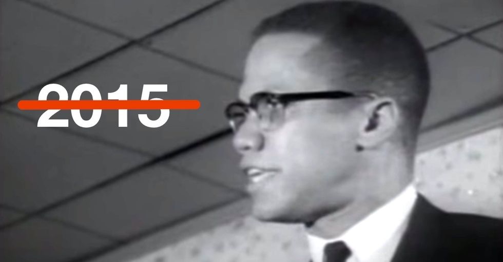 They dug up a Malcolm X speech that predicted so much of what's going on today. Creepy.