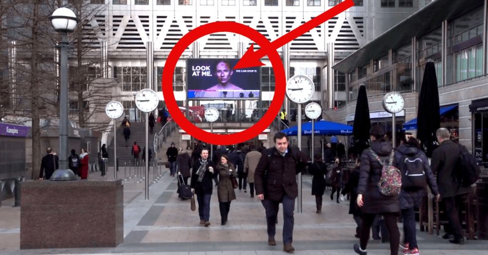 This billboard takes on domestic violence in a way you really have to see to believe.