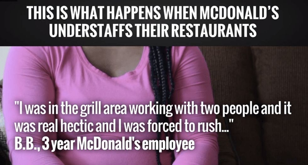 I saw this clip about McDonald's workers being told to put mustard on burns, and I had to Google it.