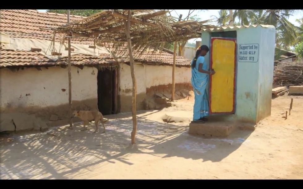 See how one woman's life changed forever when she got a toilet.