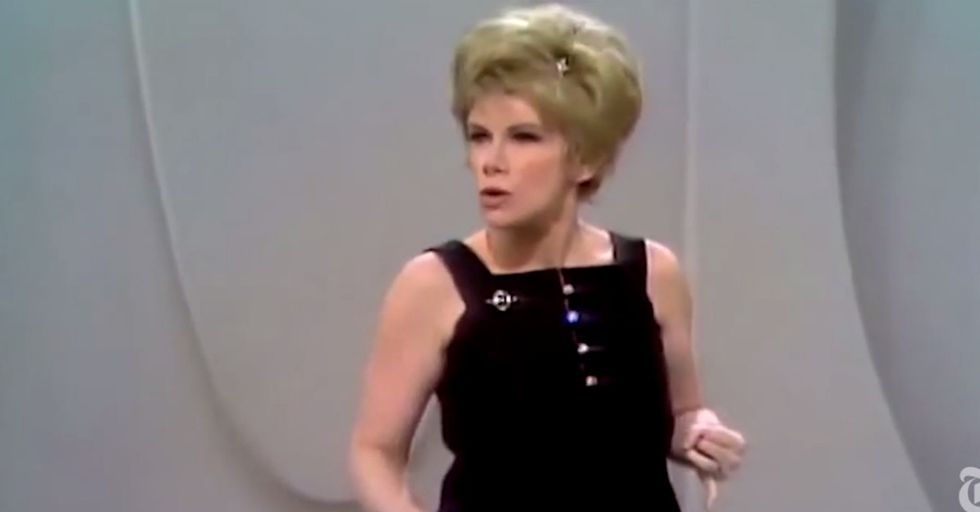 We may have just lost Joan Rivers, but here's 3 minutes from the last 50 years of her killing it.