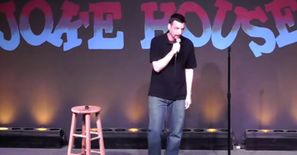 A Funny Guy Stands On Stage And Goes Right For The Abortion Joke. He Makes An Excellent Point.