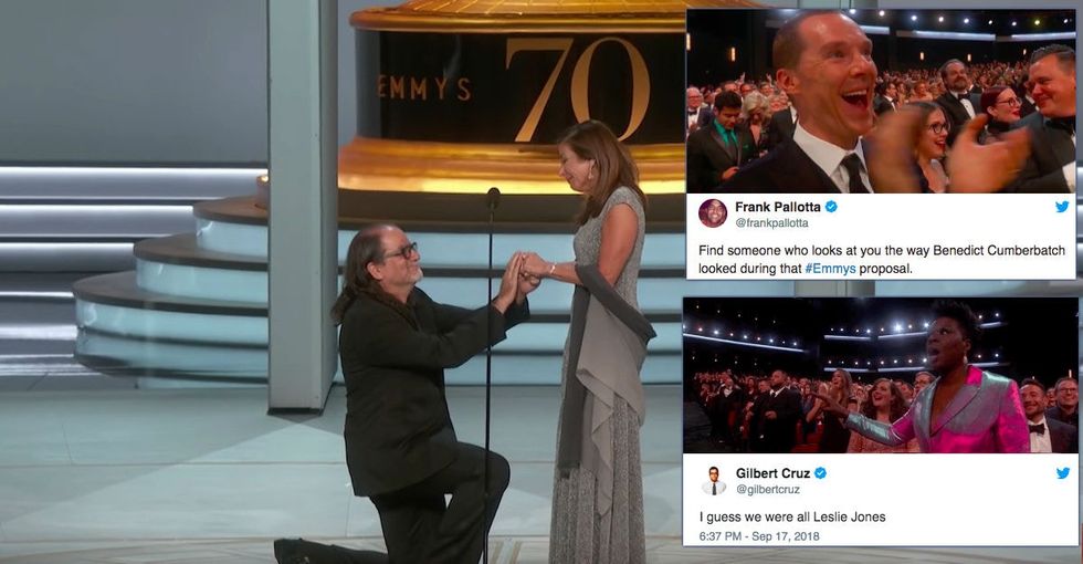 This live marriage proposal is the only reason the Emmys should exist.