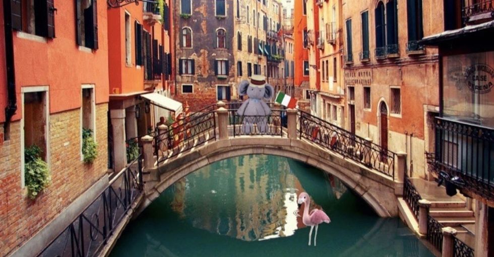15 epic adventures this boy's lost elephant toy went on thanks to Photoshop.