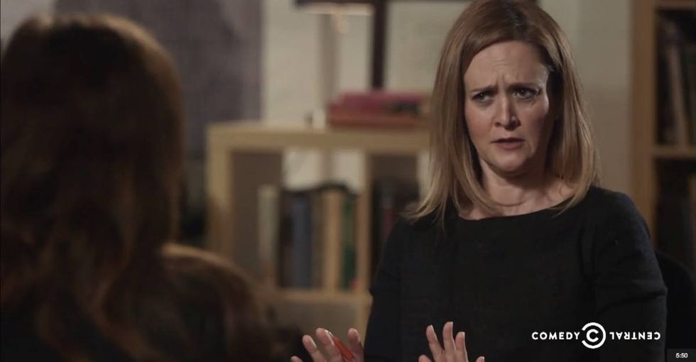 'The Daily Show's Samantha Bee did an eye-opening report about rapists and parental rights.