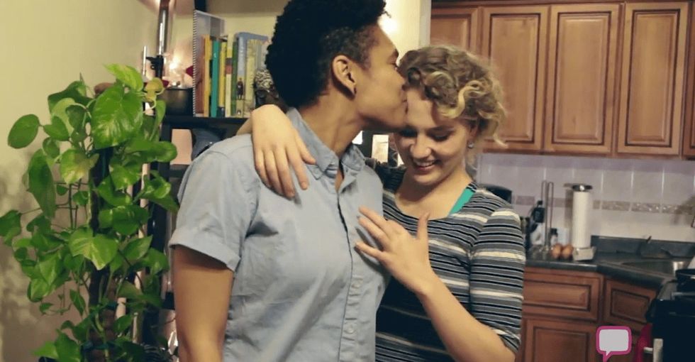 She saw a girl on the subway and didn't dare ask for her number. Over a year later, here they are.