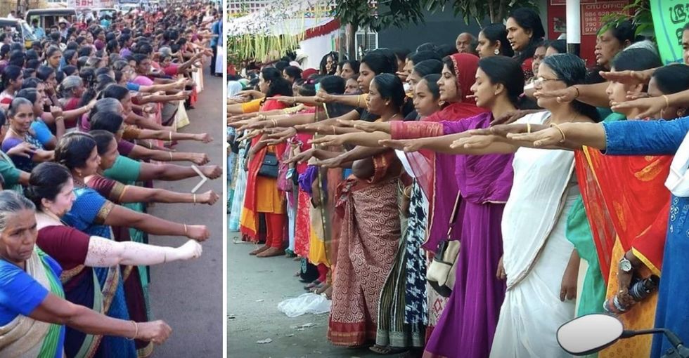 5 million Indian women just made a 385-mile human chain for equality.