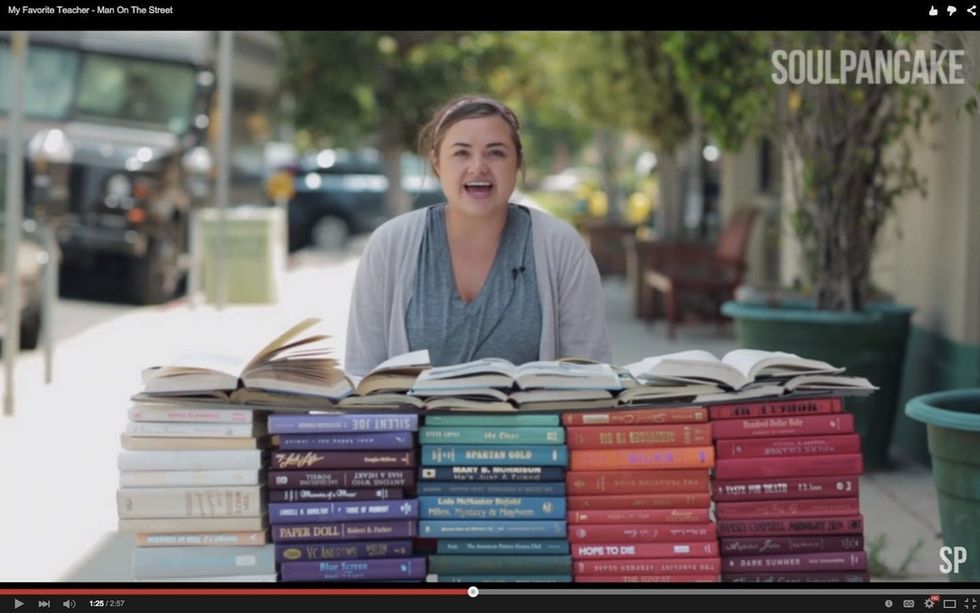 They asked some people on the street to talk about their favorite teachers. The answers are perfect.