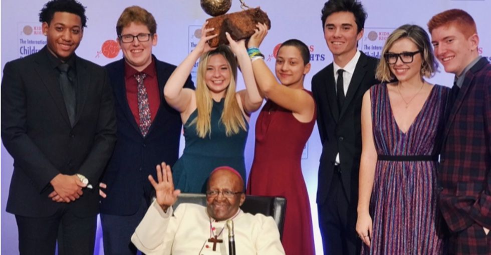 The Parkland survivors were just awarded a global peace prize.
