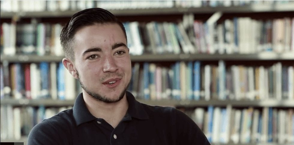 He is a hardworking American man. He says they fired him because of his gender.