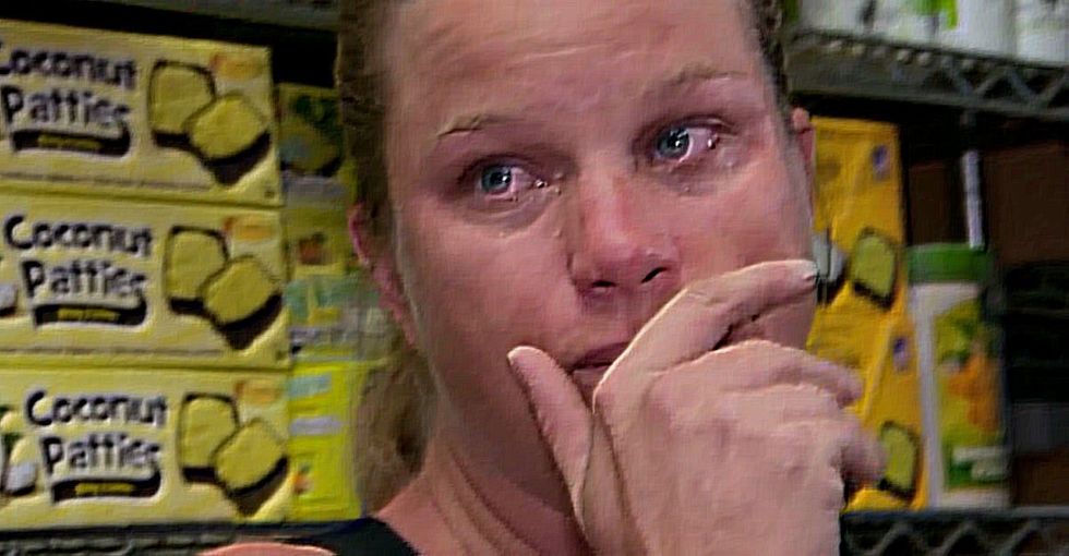 A mom of 2 (plus 1 on the way) bursts into tears when she's finally paid what she deserves.