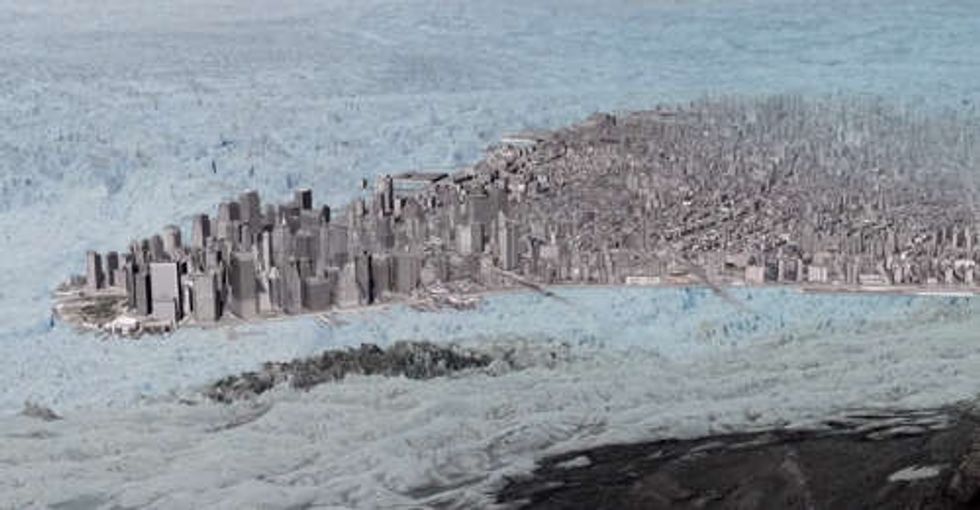 geological catastrophe, earth, glacier melt