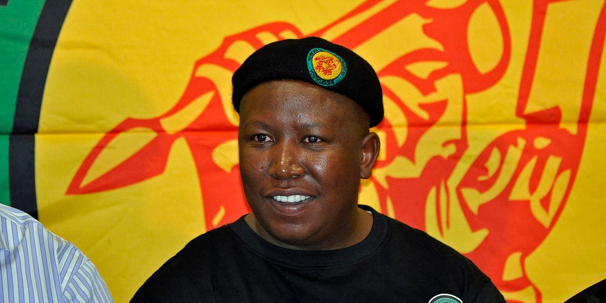 EFF Leader Julius Malema Says His Party Wants a South ...