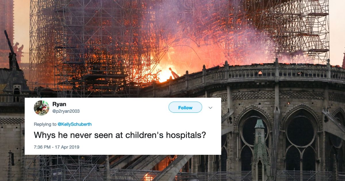 People Are Claiming A Photo Captures Jesus In The Flames Of The Notre-Dame Fire