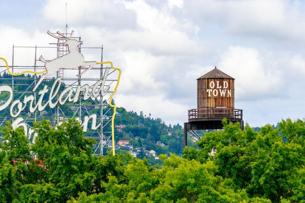 A photo of Portland, Oregon where a bill to require more security in IoT products is working its way to the state's senate.