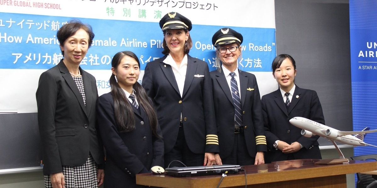 United Female Pilot Inspiring Women in Japan Workforce ...