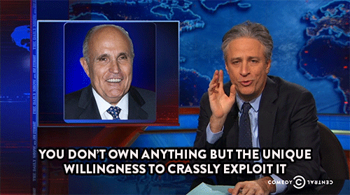 Rudy Giuliani Talking In Stupid Circles Till You Get So Dizzy You Have To Hold On To The Kitchen Floor