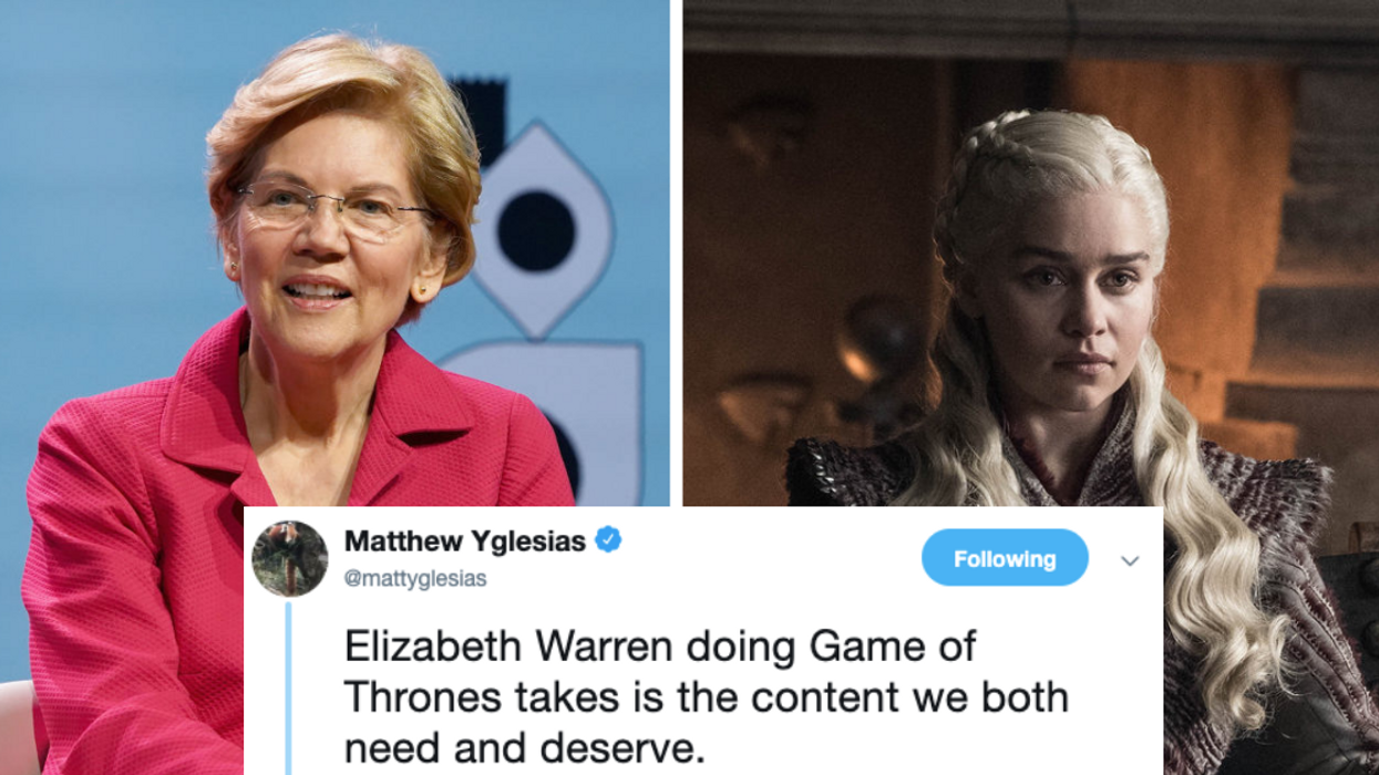 Elizabeth Warren Just Wrote An In-Depth Analysis Of 'Game Of Thrones'—And She's Team Daenerys All The Way