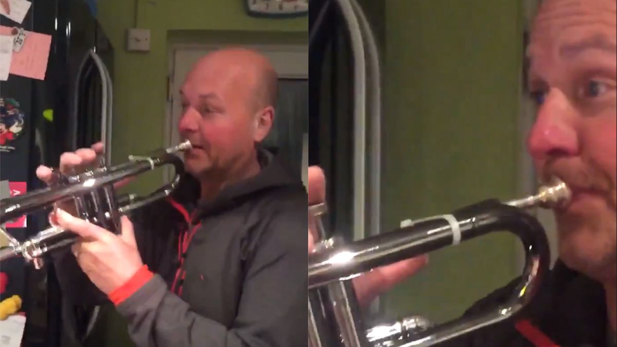 Fans Are Loving This Dad Playing His Trumpet Along With A BTS Song