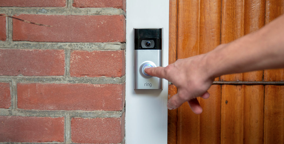 Photo of a Ring video doorbell