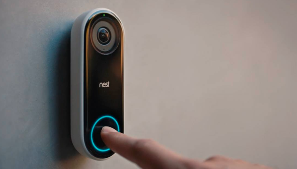 Photo of the Nest Hello video doorbell