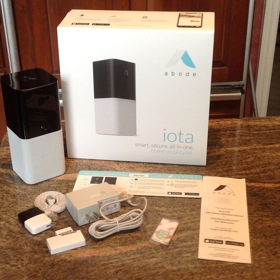A photo of the iota smart secure all-in-one smart home security system