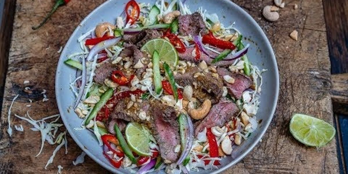 Thai Beef Salad Recipe (Keto/Paleo/Whole30)