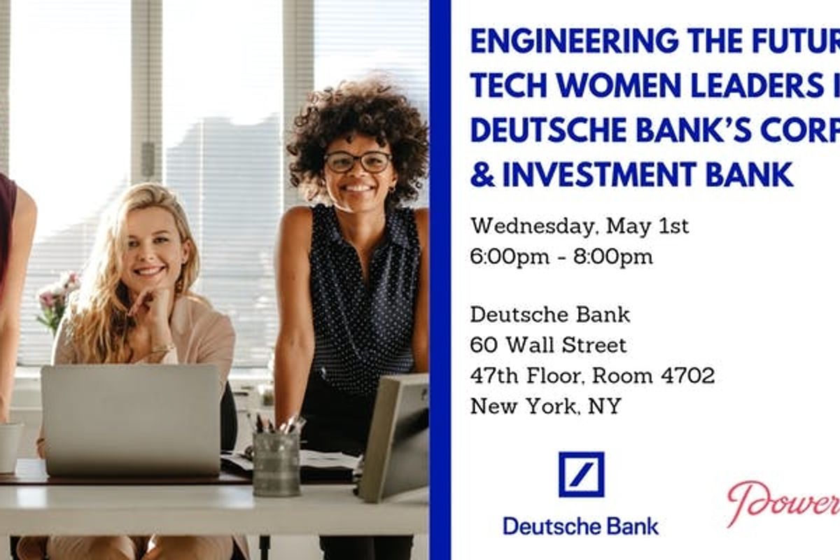 Learn More About The Speakers For Our Event With Deutsche Bank On