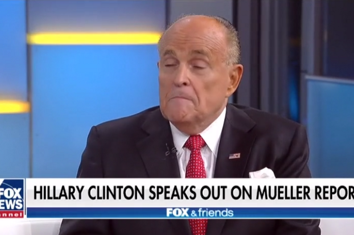 Rudy Giuliani Tells Arby's Drive-Thru Lady That Hillary Better GET A LAWYER!