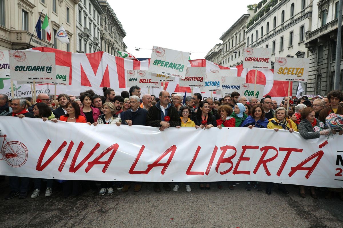 Grande abboffata di luoghi comuni alla scampagnata della Resistenza