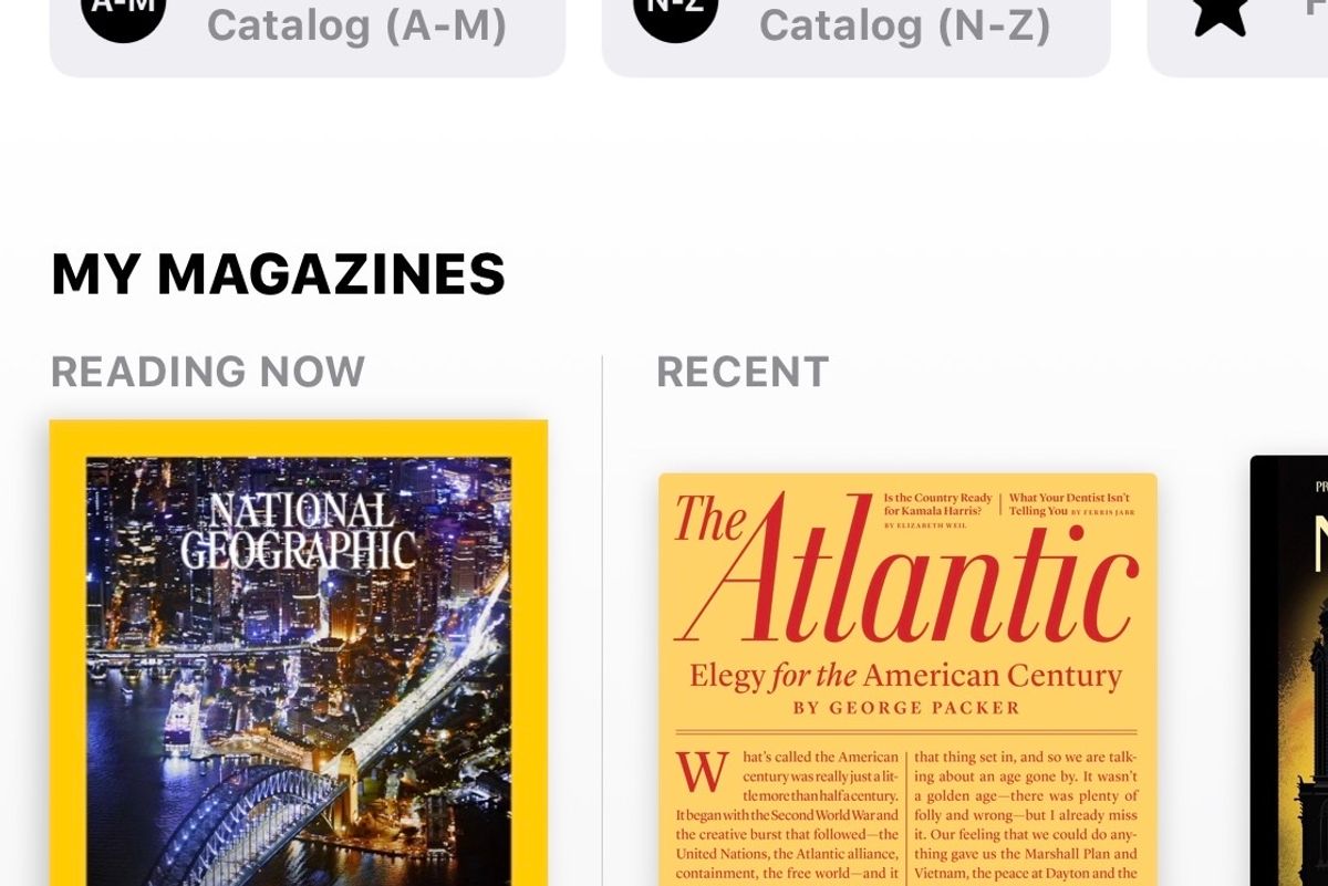 Apple News+ monthly magazine subscription review