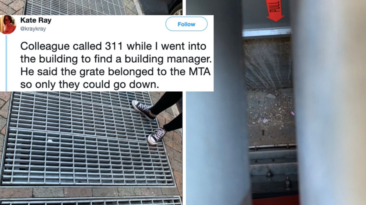 Woman Loses Her Engagement Ring Down Sidewalk Grate And Comes Up With An Ingenious Plan To Get It Out