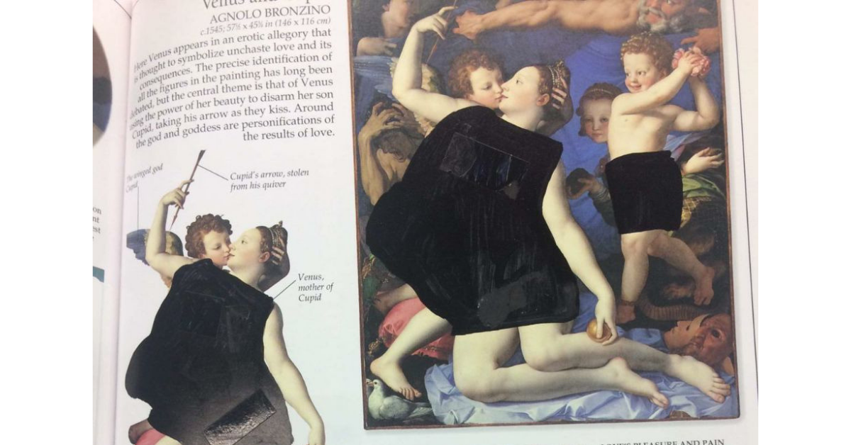 A Christian College Just Took Censoring Nudity In Textbooks To A Whole New Level