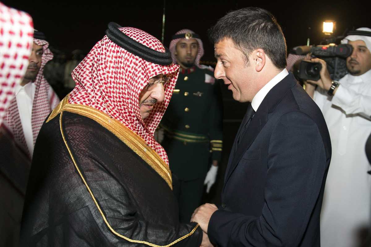 Renzi d’Arabia: il mistero
del 25 aprile con il regime saudita