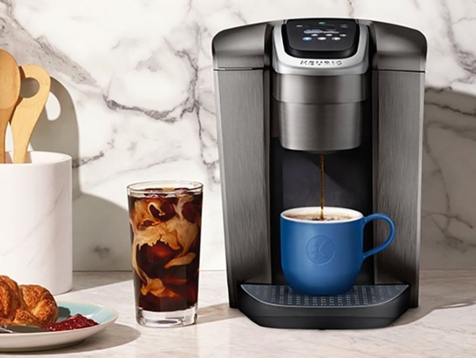 A photo of the Keurig E-Elite, the perfect gift to feed a recent college grad's caffeine fix