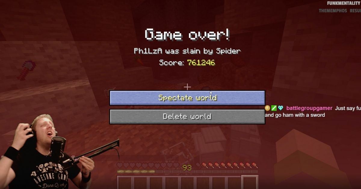 Guy's Record-Breaking 5-Year Game On 'Minecraft' Comes To A Sudden, Devastating End Live On Twitch
