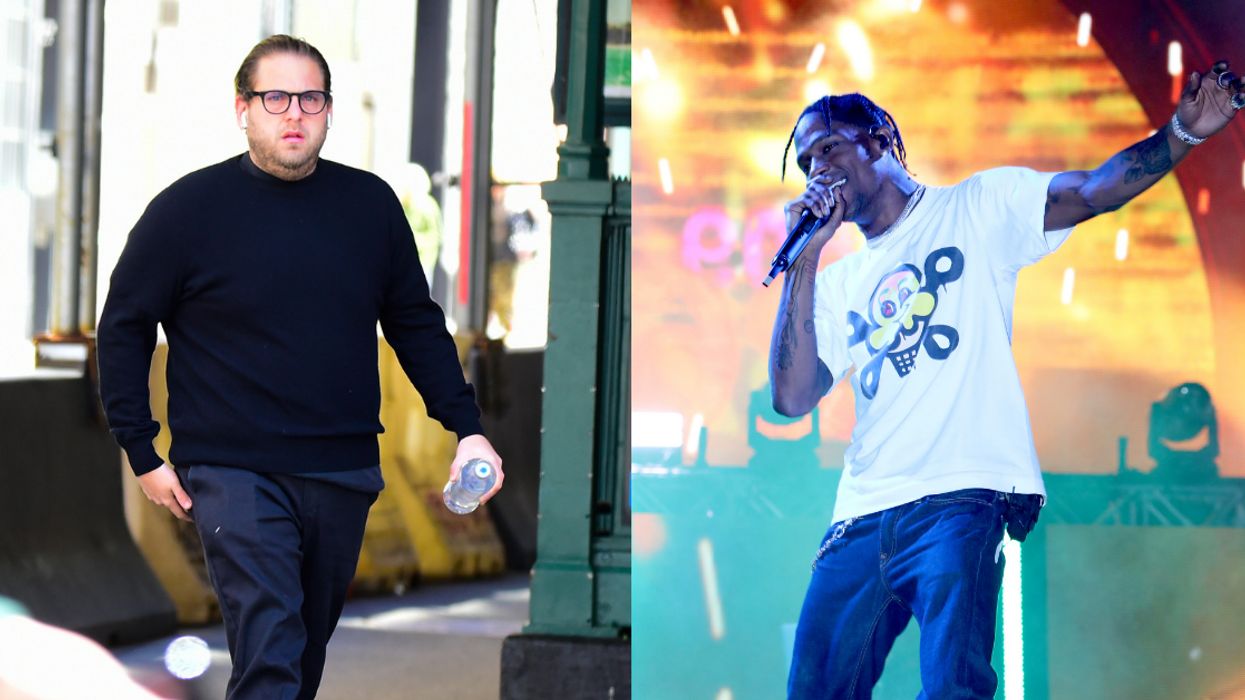 Jonah Hill Just Surprised Travis Scott By Getting Him A Hilarious Birthday Cake With His Face On It
