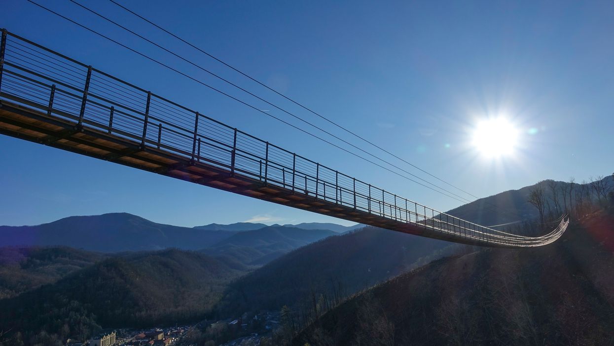 Longest pedestrian suspension bridge in the country set to open soon in Gatlinburg