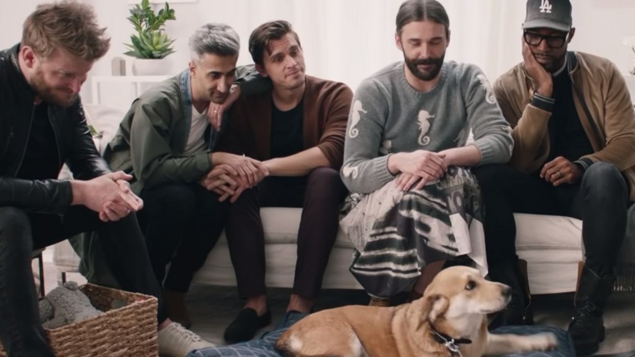 The Fab Five From 'Queer Eye' Just Gave A Shelter Dog A Fabulous Makeover, And We're Totally Smitten