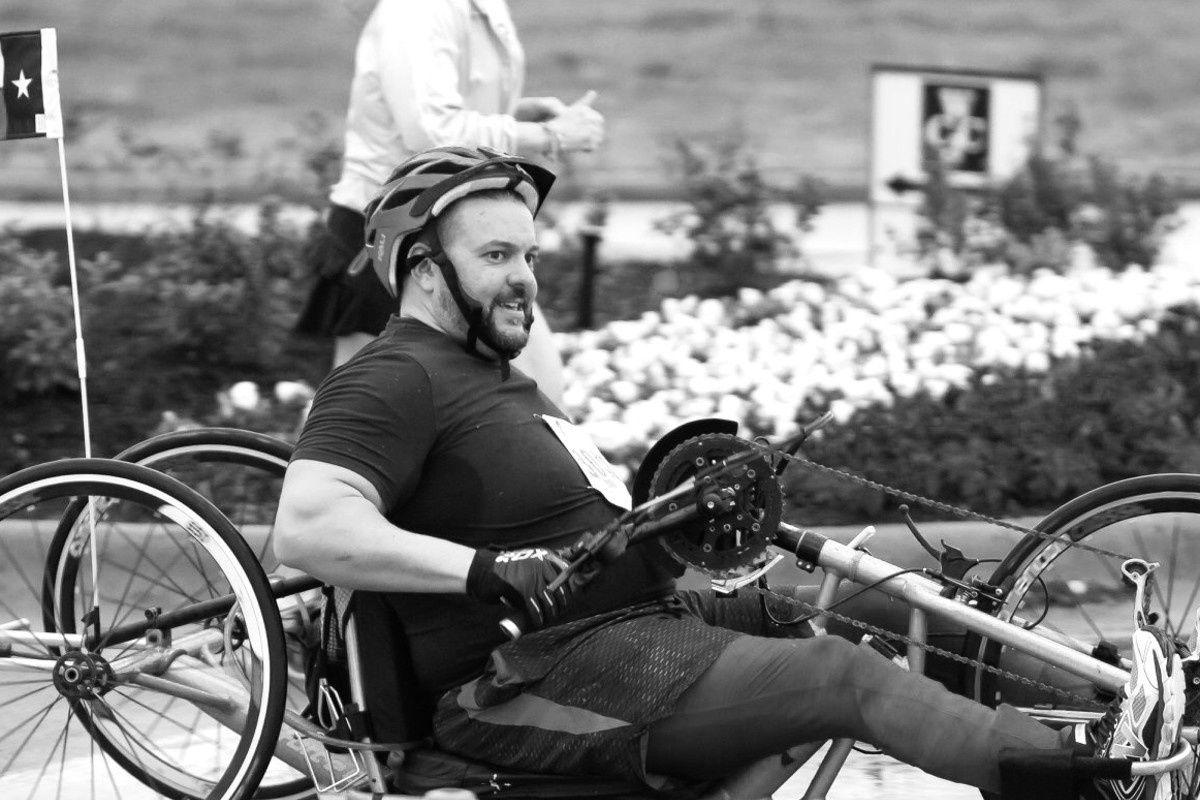 Meet the Houston road warrior who biked the BP MS150 completely by hand