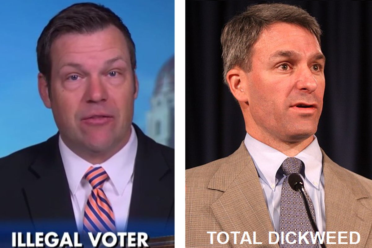 Kris Kobach Can't Be Immigration Czar Because He Wanted Them To Take Out All The Brown M&Ms