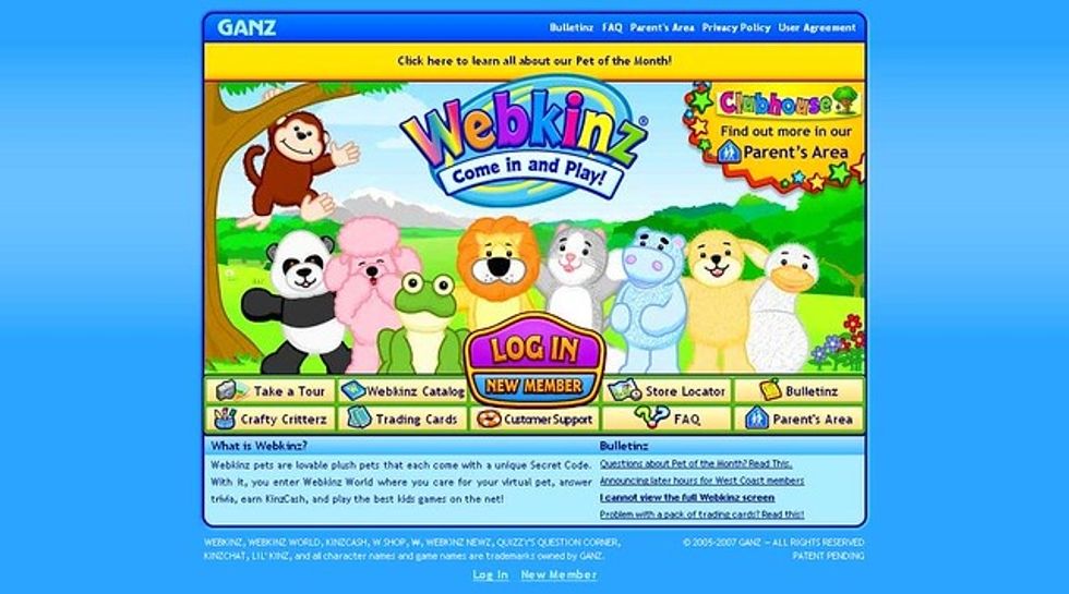 8 2000s throwback childhood websites