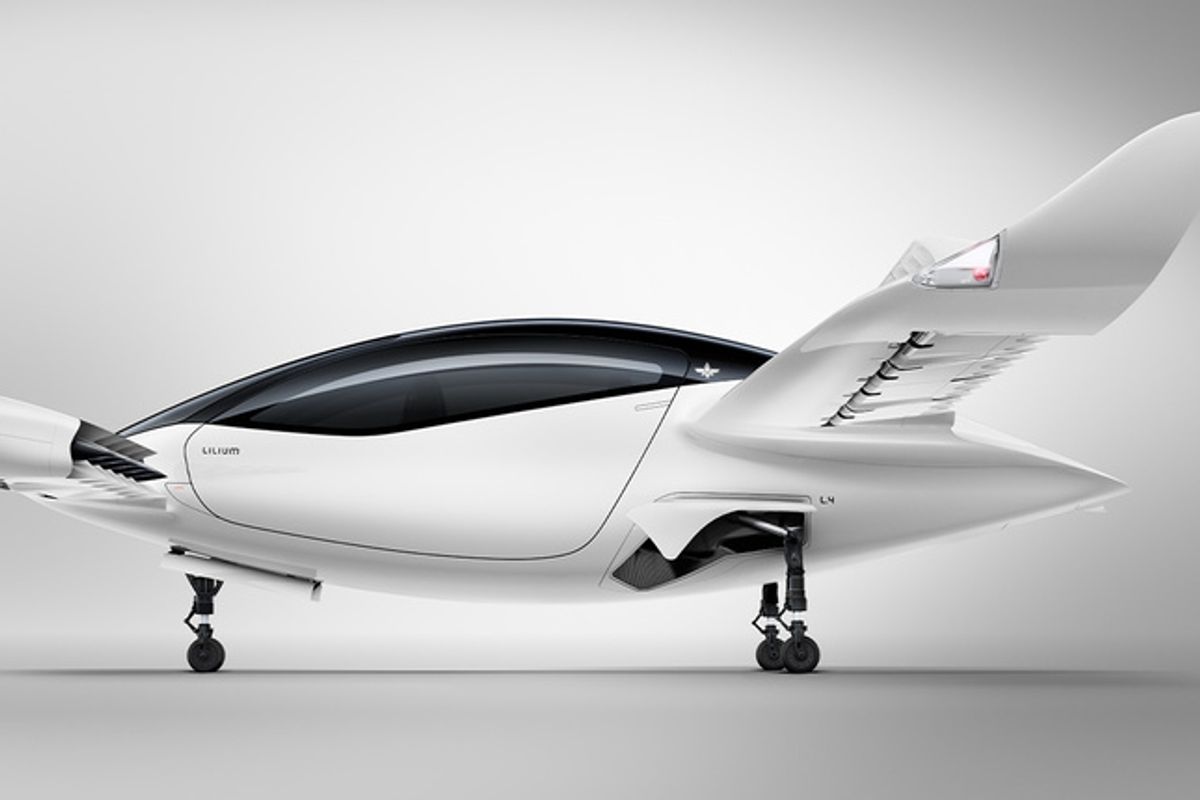 Lilium electric flying taxi