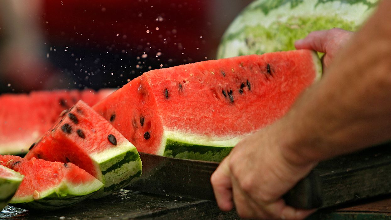 There's a right way and a wrong way to eat watermelon