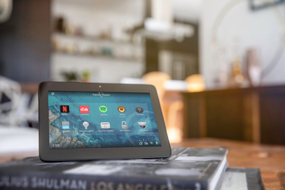 Icons are clear in the new OS for Control4, so you can see if a door is locked or unlocked just by the way it appears