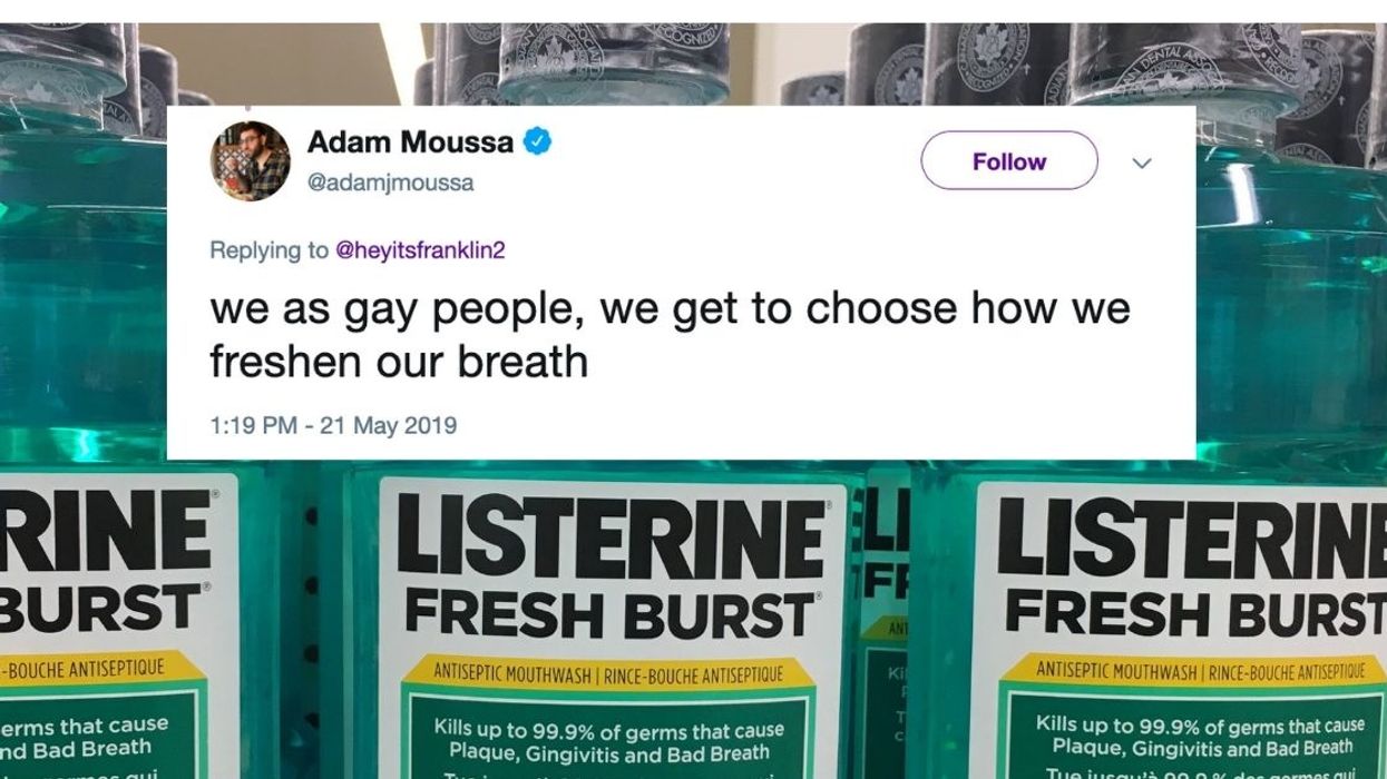Listerine Just Came Out With Rainbow Mouthwash Bottle For Pride—And Gay People Are Dragging It Hard